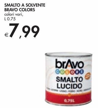 Bennet Smalto a solvente bravo colors offerta
