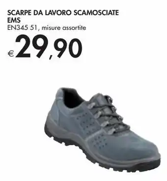 Bennet Scarpe da lavoro scamosciate ems offerta