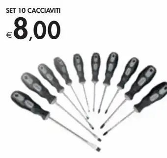 Bennet Set 10 cacciaviti offerta