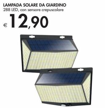 Bennet Lampada solare da giardino offerta