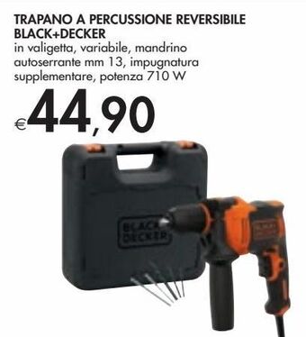 Bennet Trapano a percussione reversibile black+decker offerta