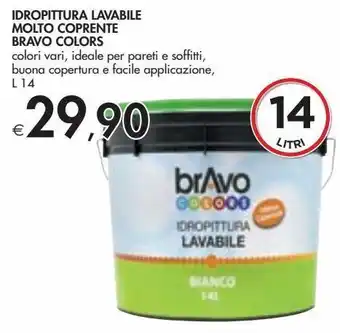 Bennet Idropittura lavabile molto coprente bravo colors offerta