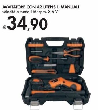 Bennet Avvitatore con 42 utensili manuali offerta