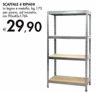 Bennet Scaffale 4 ripiani offerta