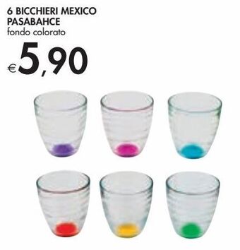Bennet 6 bicchieri mexico pasabahce offerta