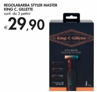 Bennet Regolabarba styler master king c.gillette offerta