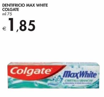 Bennet Dentifricio max white colgate offerta