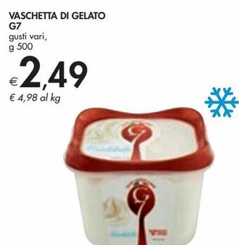 Bennet Vaschetta di gelato g7 offerta