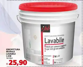 Il Gigante Idropittura murale lavabile i-job 14 l offerta