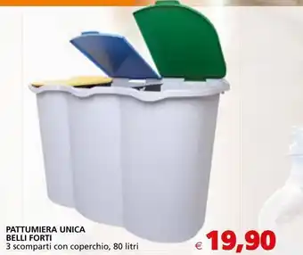 Pattumiera unica belli forti