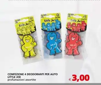 Il Gigante Conf. 4 deodorante per auto little joe offerta