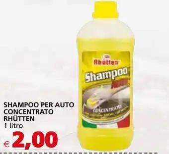 Il Gigante Shampoo per auto concentrato rhutten 1 l offerta