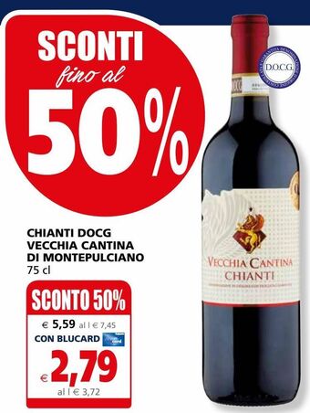 Il Gigante Chianti docg vecchia cantina di montepulciano offerta