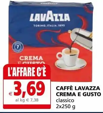 Il Gigante Caffe lavazza crema e gusto offerta