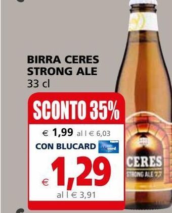 Birra ceres strong ale