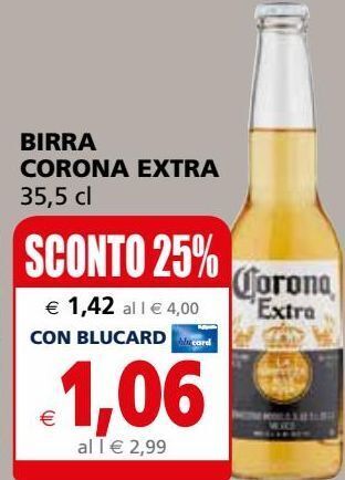 Il Gigante Birra corona extra offerta