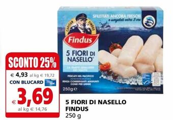 Il Gigante 5 fiori di nasello findus offerta