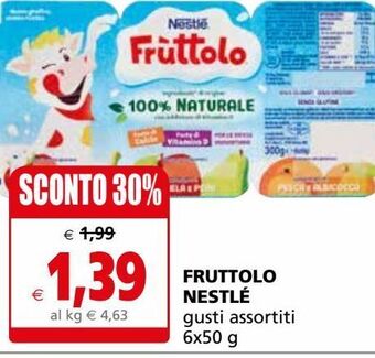 Il Gigante Fruttolo nestle offerta
