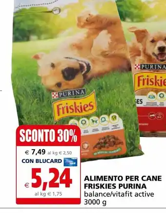 Il Gigante Alimento per cane friskies purina offerta