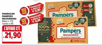 Il Gigante Pannolini pampers mutandino offerta