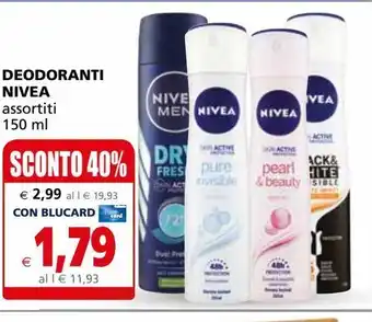 Deodoranti nivea