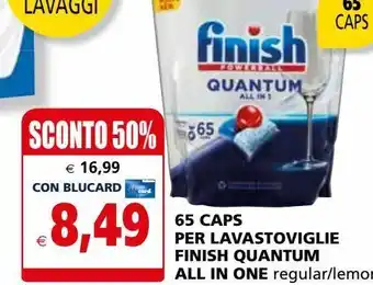 Il Gigante 65 caps per lavastoviglie finish quantum all in one offerta