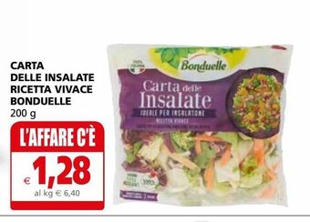 Il Gigante Carta delle insalate ricetta vivace bonduelle offerta