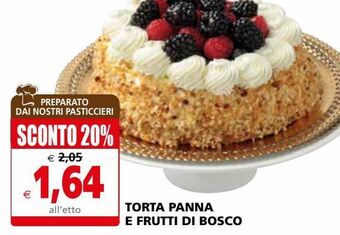 Il Gigante Torta panna e frutti di bosco offerta