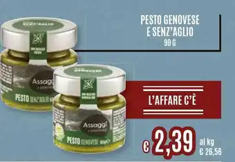 Pesto genovese e senz’aglio