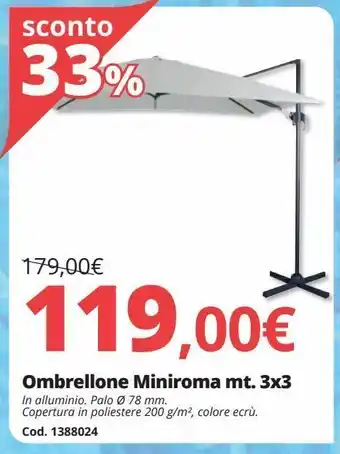 Brico Io Ombrellone diametro cm 200 offerta