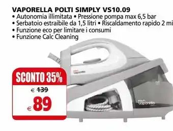 Vaporella polti simply vs10.09
