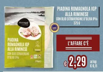 Il Gigante Piadina romagnola igp alla riminese offerta