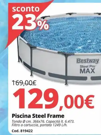 Piscina steel frame