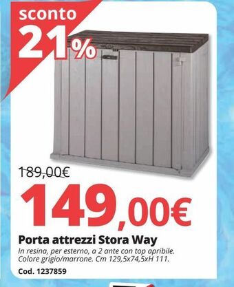 Brico Io Porta attrezzi stora way offerta