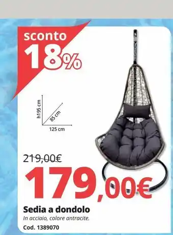 Brico Io Sedia a dondolo offerta