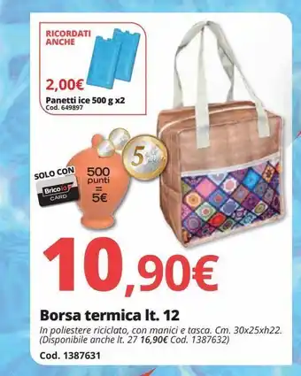 Borsa termica lt 12