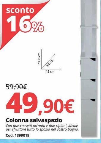 Brico Io Colonna salvaspazio offerta