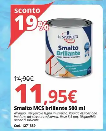 Brico Io Smalto mcs brillante 500 ml offerta