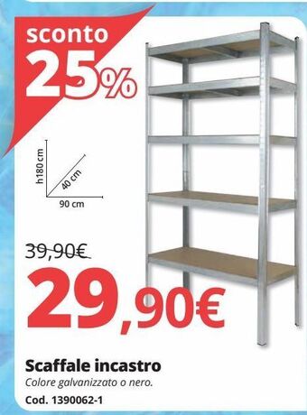 Scaffale incastro