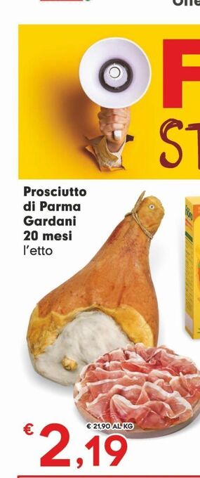 Despar Prosciutto di parma gardani 20 mesi offerta