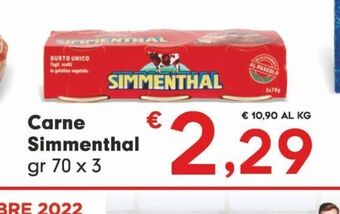 Despar Carne simmenthal offerta