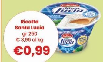 Despar Ricotta santa lucia offerta