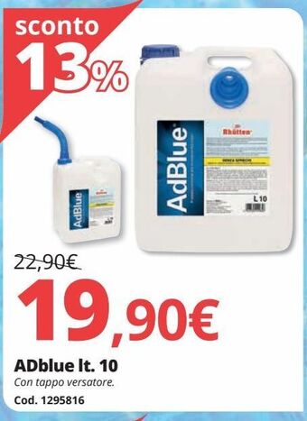 Brico Io Adblue lt 10 offerta