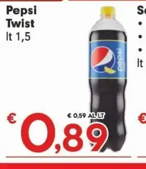 Despar Pepsi twist lt 1.5 offerta