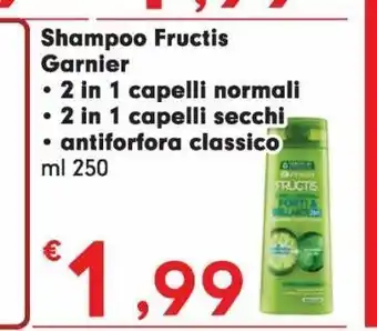 Despar Shampoo fructis garnier offerta