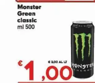 Monster green classic ml 500