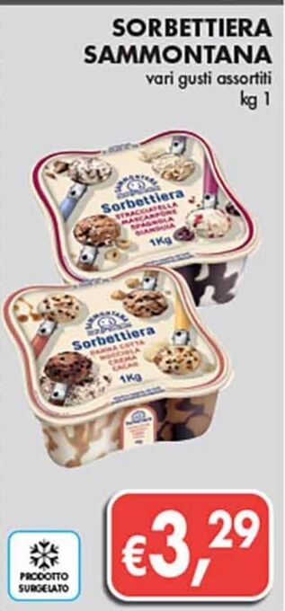 Supermercato Coal Sorbettiera sammontana offerta