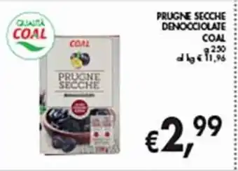 Prugne secche coal