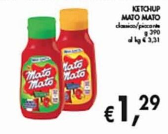 Supermercato Coal Ketchup mato mato offerta