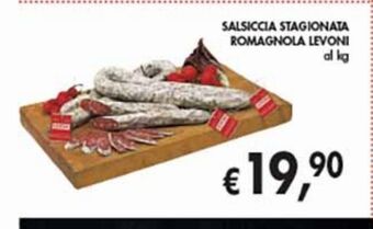 Salsiccia stagionata romagnola levoni